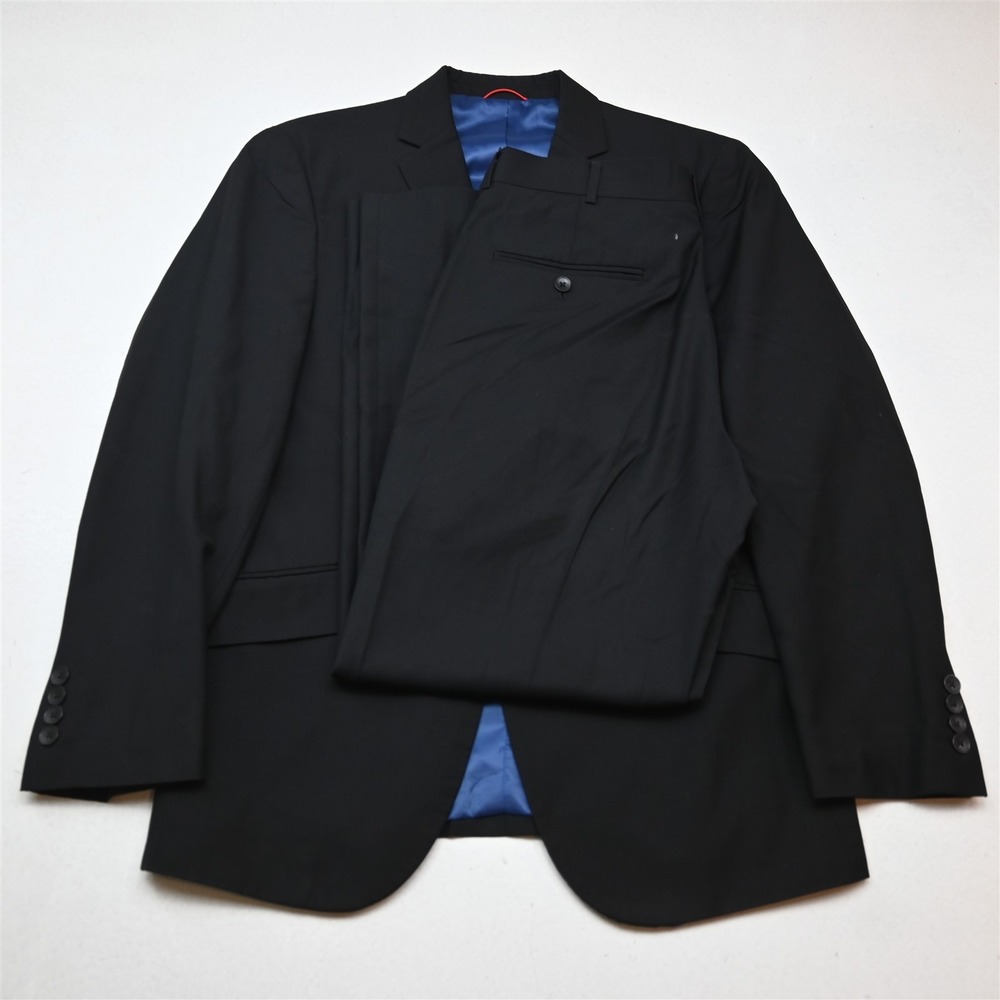 Billy London 38S 32x30 Black Mens Jacket Pants Suit